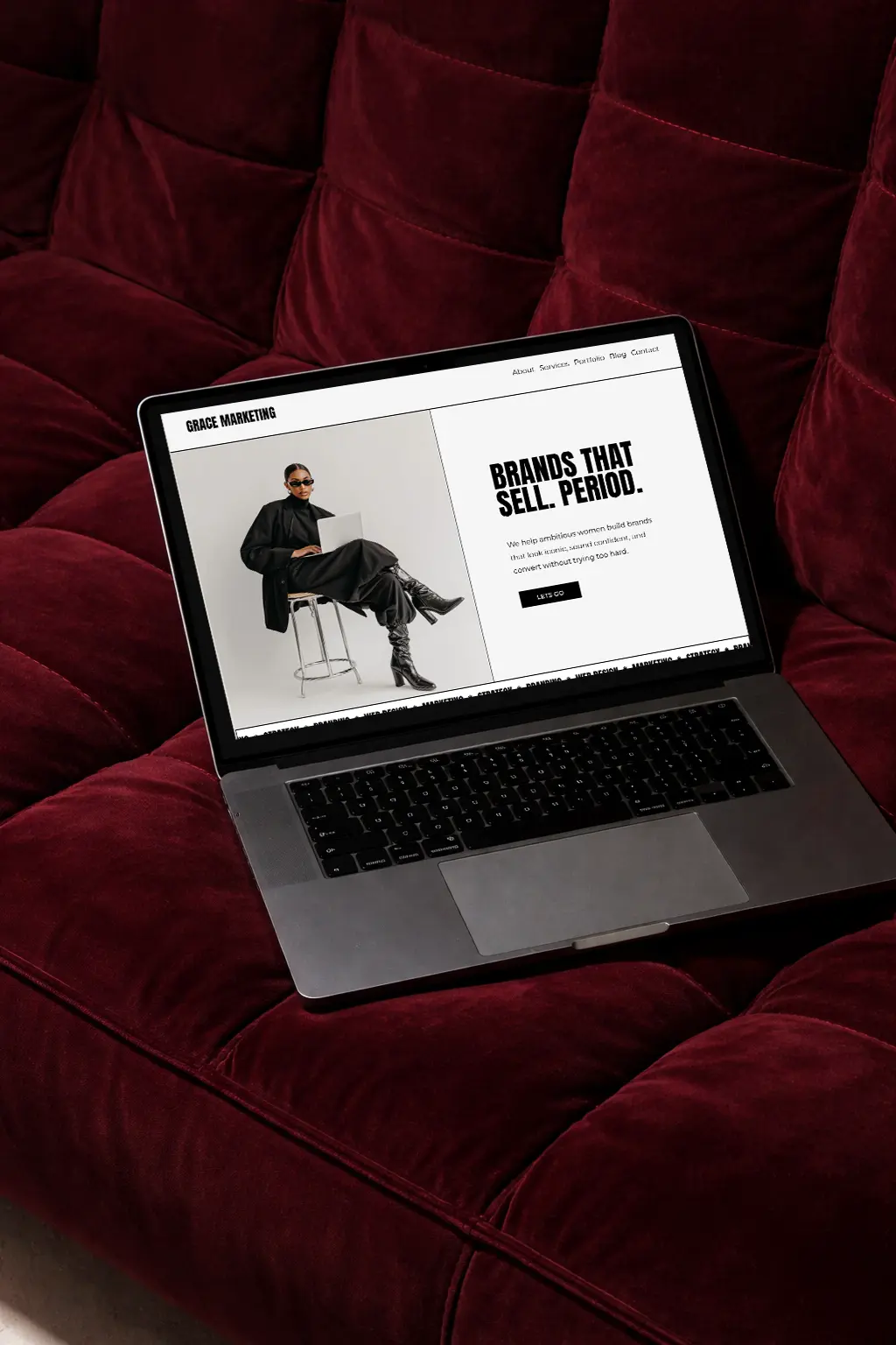 Website template preview